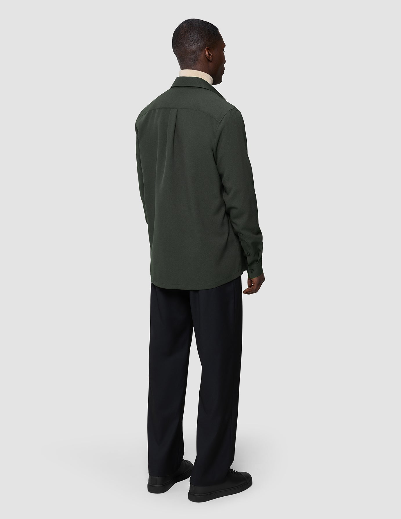 Effortless Overshirt Green Night